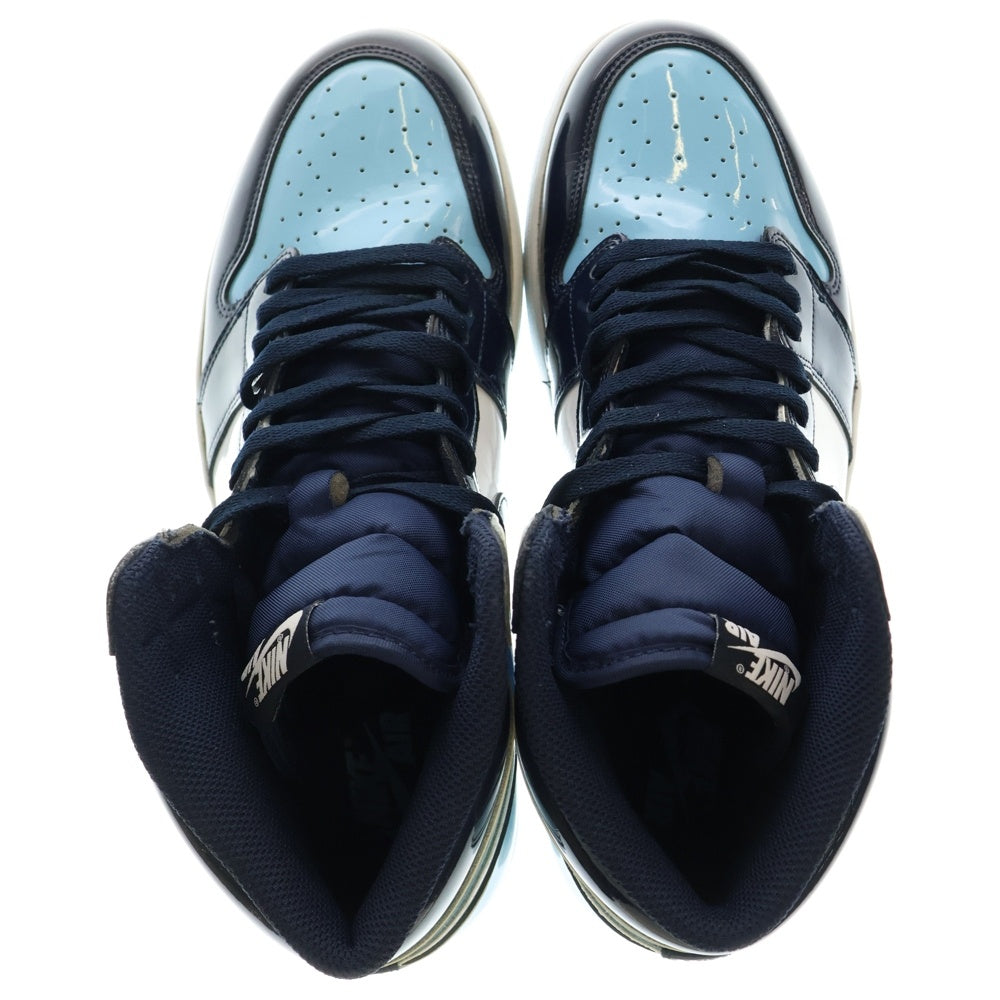NIKE(ナイキ) WMNS AIR JORDAN 1 HIGH OG BLUE CHILL ウィメンズ エアジョーダン1 ブルーチル スニーカー ブルー/ホワイト US12/29cm CD0461-401