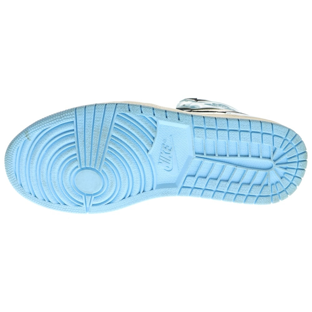 NIKE(ナイキ) WMNS AIR JORDAN 1 HIGH OG BLUE CHILL ウィメンズ エアジョーダン1 ブルーチル スニーカー ブルー/ホワイト US12/29cm CD0461-401