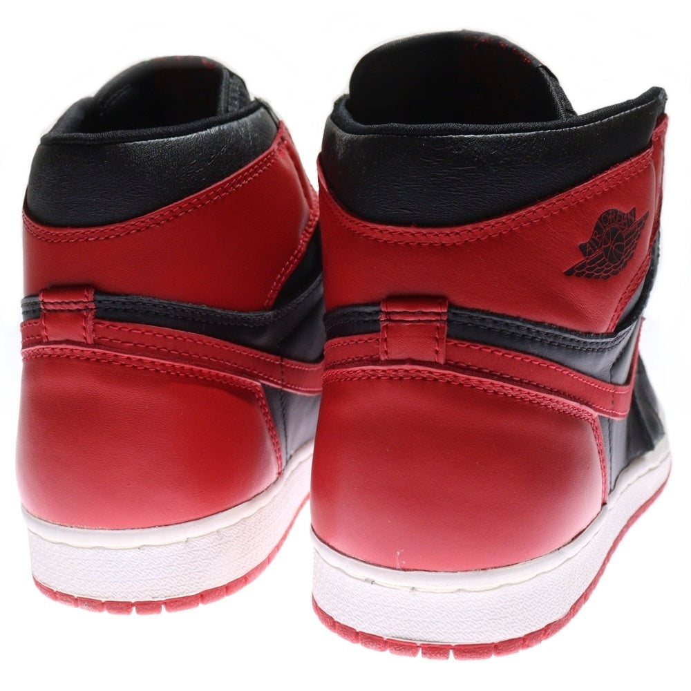 NIKE(ナイキ) 【観賞用 1994年製】 AIR JORDAN1 BRED エアジョーダン1 ブレッド ハイカットスニーカー ブラック/レッド US8.5/26.5cm 130207-061