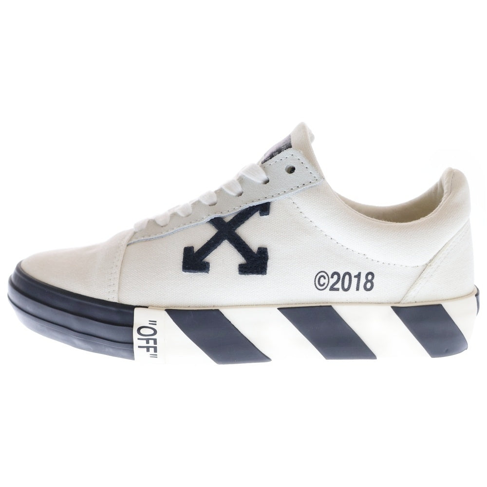OFF-WHITE(オフホワイト) VULK LOW TOP バルク サイドロゴ ローカットスニーカー ホワイト OME8-0005