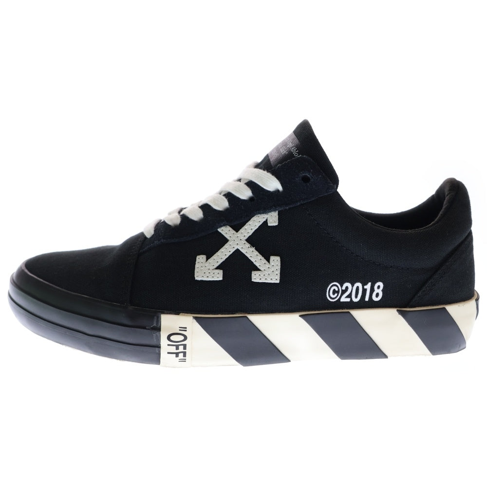 OFF-WHITE(オフホワイト) VULK LOW TOP バルク サイドロゴ ローカットスニーカー ブラック OME8-0006