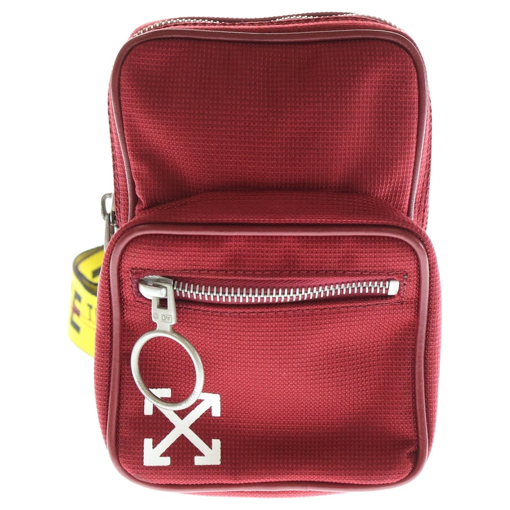 OFF-WHITE(オフホワイト) 17AW ARROWS CROSSBODY BAG アローズ クロスボディ ショルダーバッグ ポーチ レッド