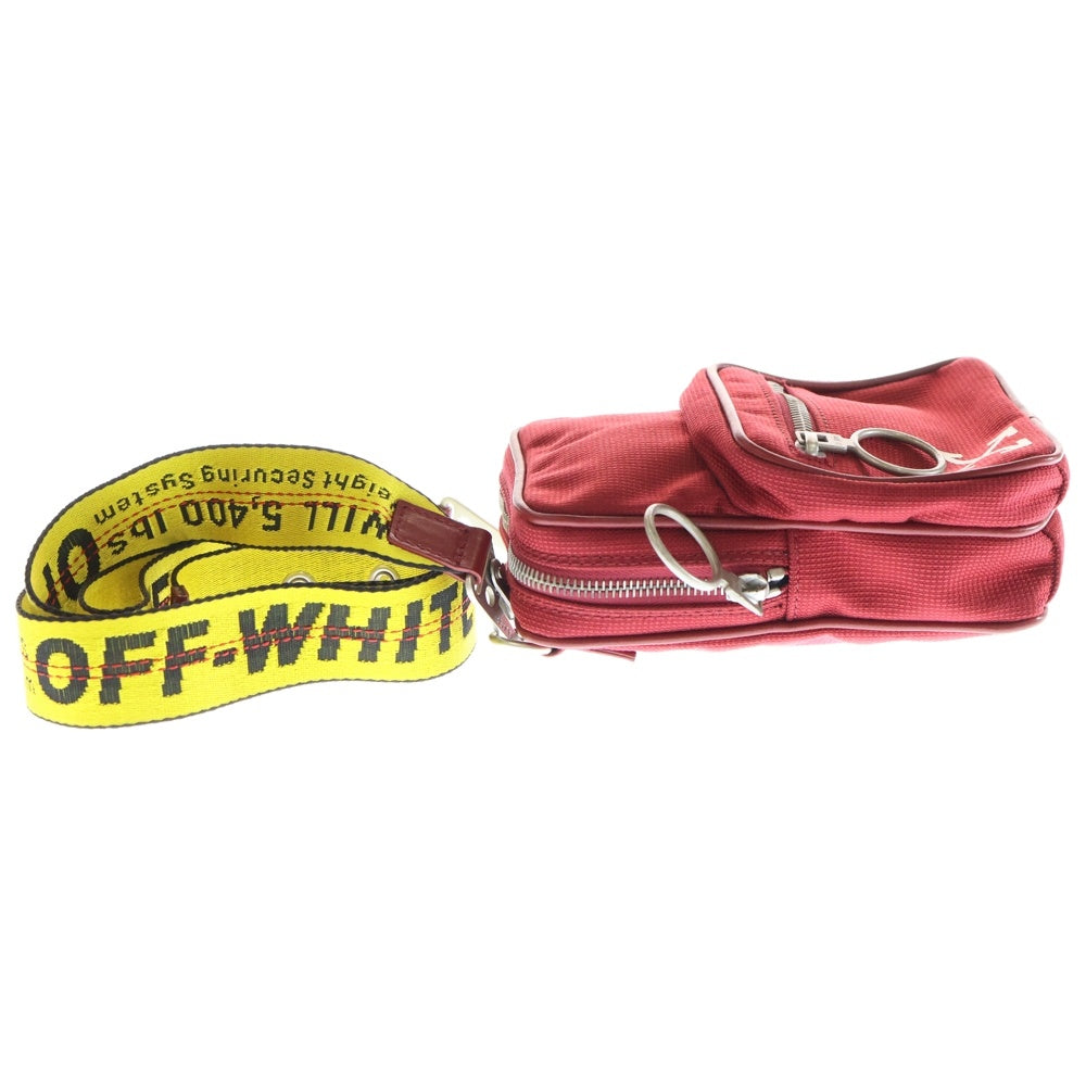 OFF-WHITE(オフホワイト) 17AW ARROWS CROSSBODY BAG アローズ クロスボディ ショルダーバッグ ポーチ レッド
