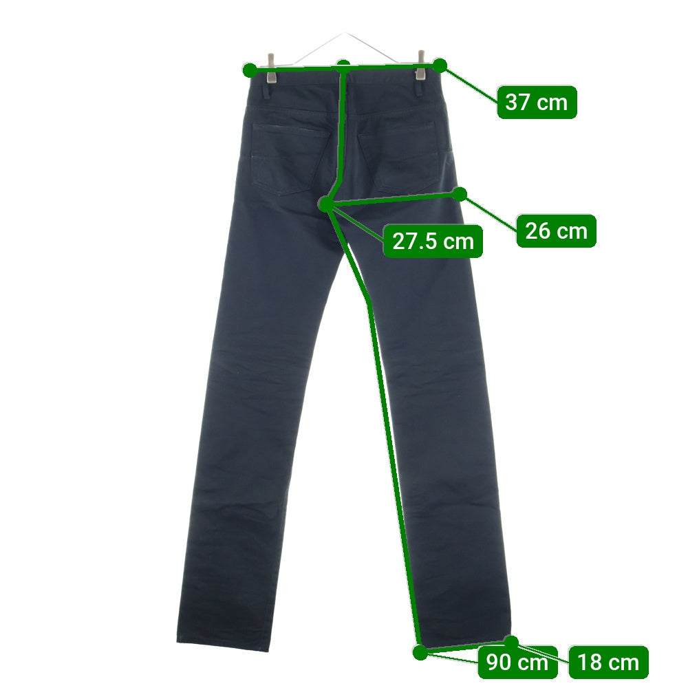 DIOR(ディオール) ボタンフライ タイトフィット デニムパンツ ブラック