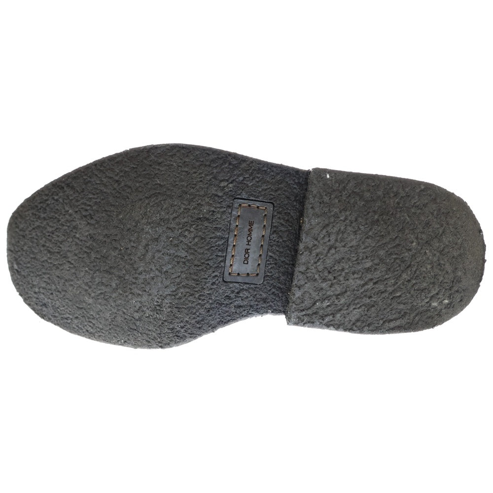 DIOR(ディオール) 07AW エディ期 レザー レースアップ コンバットブーツ ブラック VEAC3962