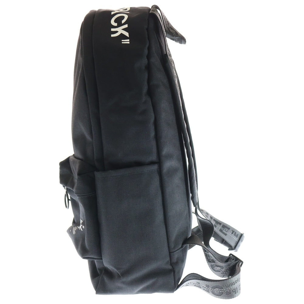 OFF-WHITE(オフホワイト) QUOTE BACKPACK BLACK クウォート バックパック リュックサック ブラック OMNB003-S19074031