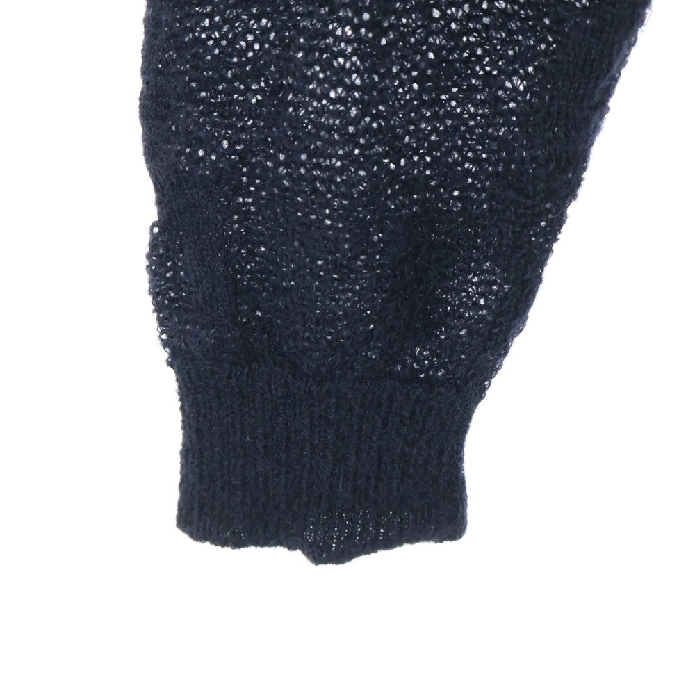 DIOR(ディオール) 07AW エディ期 モヘア ニットセーター ブラック 7H3460940023