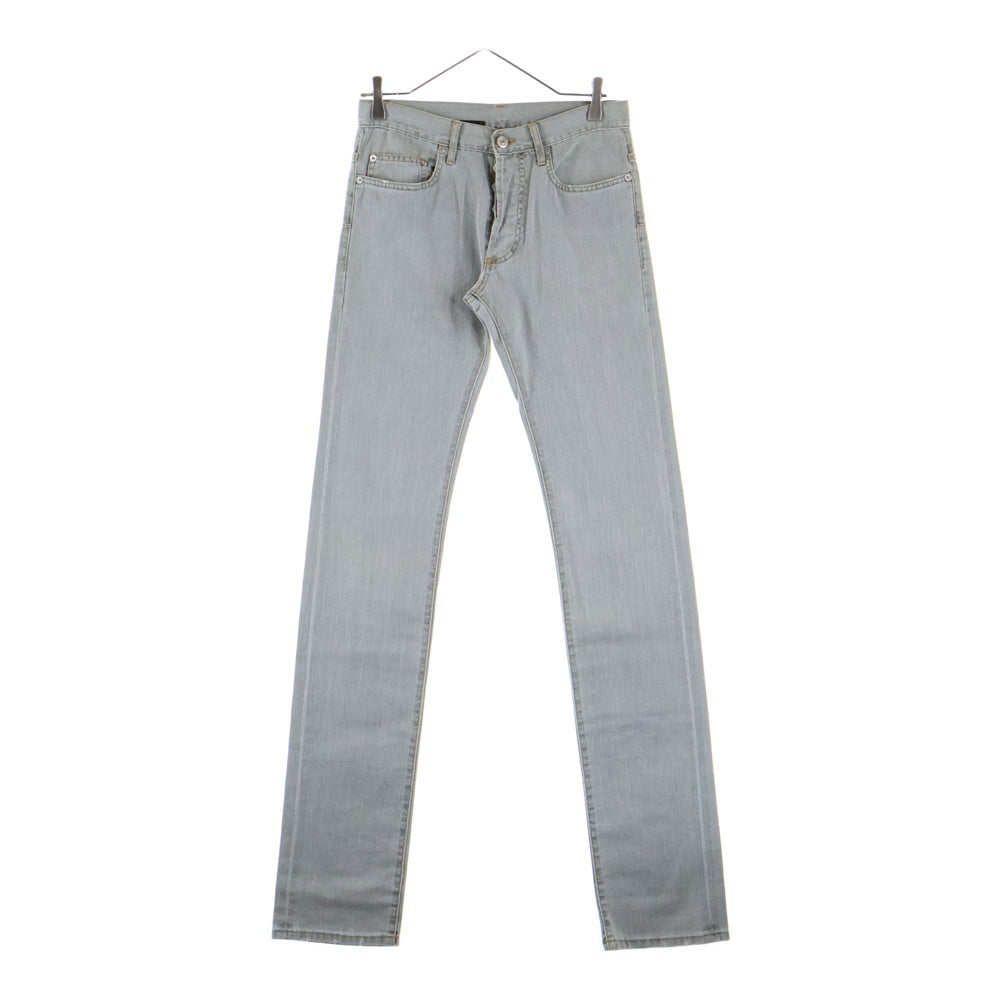 DIOR(ディオール) ボタンフライ タイトフィット デニムパンツ ライトグレー