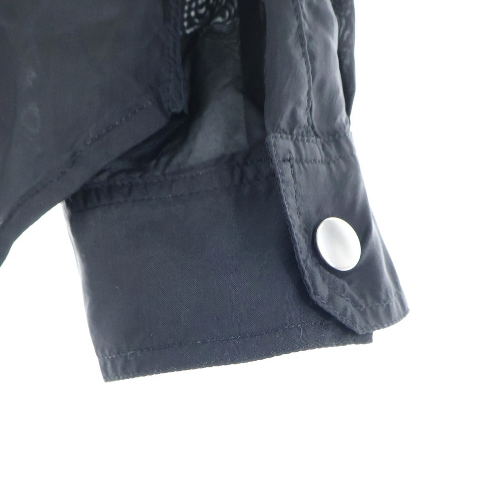 Rick Owens(リックオウエンス) 21SS LARRY SHIRT ラリーシャツ 長袖 ブラック RU21S6287-J