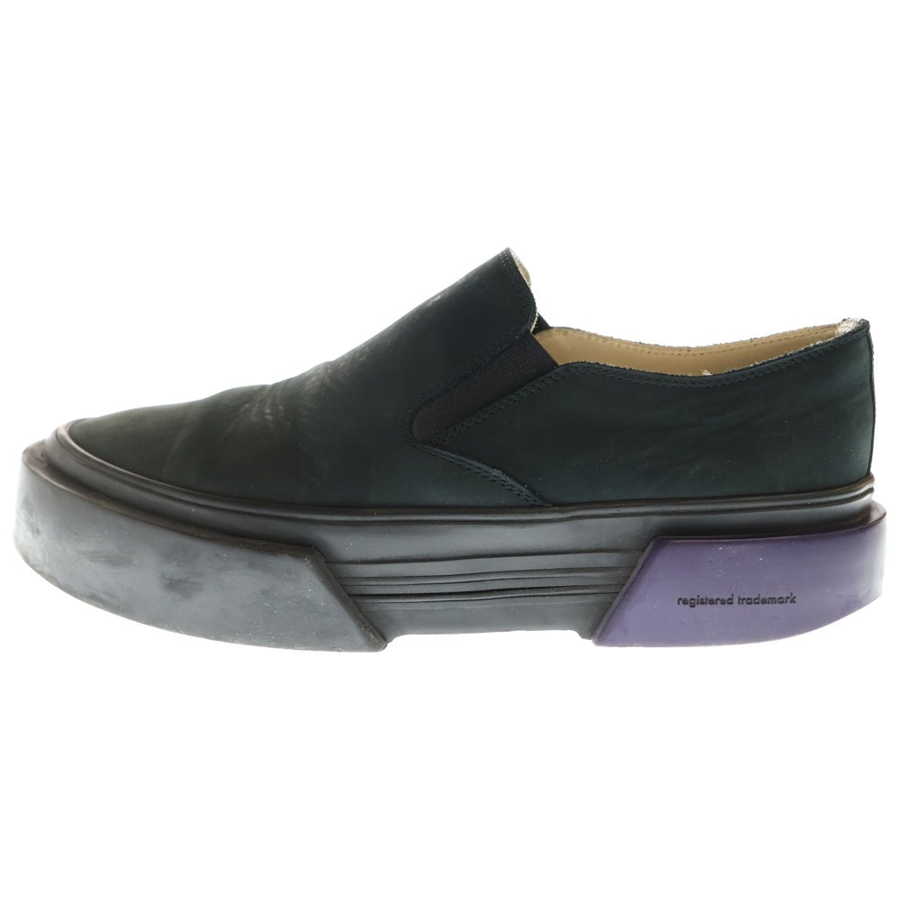 OAMC(オーエーエムシー) INFLATE SLIP ON チャンキーソール スリッポン ローカットスニーカー ブラック OA35616B