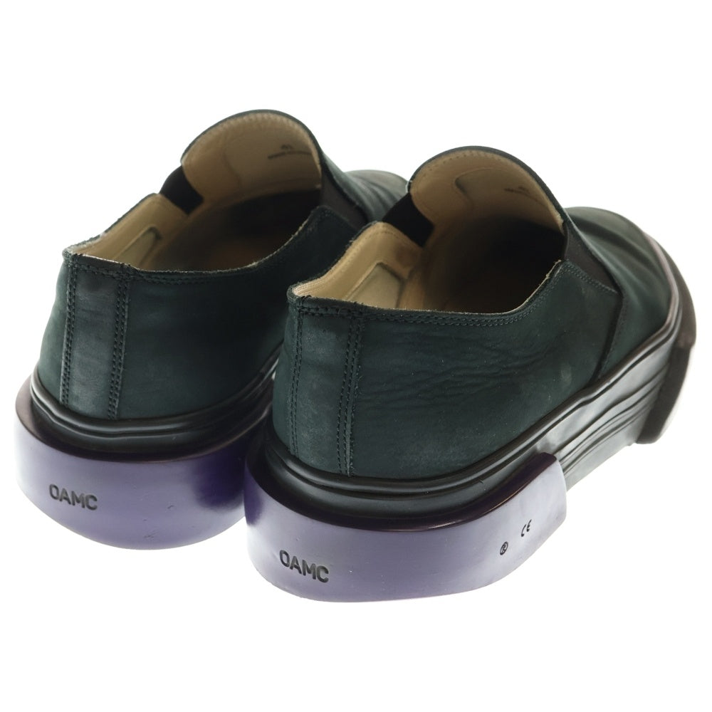 OAMC(オーエーエムシー) INFLATE SLIP ON チャンキーソール スリッポン ローカットスニーカー ブラック OA35616B