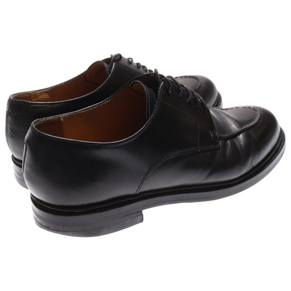 NO BRAND(ノーブランド) HARROGATE EDGEWARE ハロゲイト Uチップ レザー ドレスシューズ 革靴 ブラック BB03