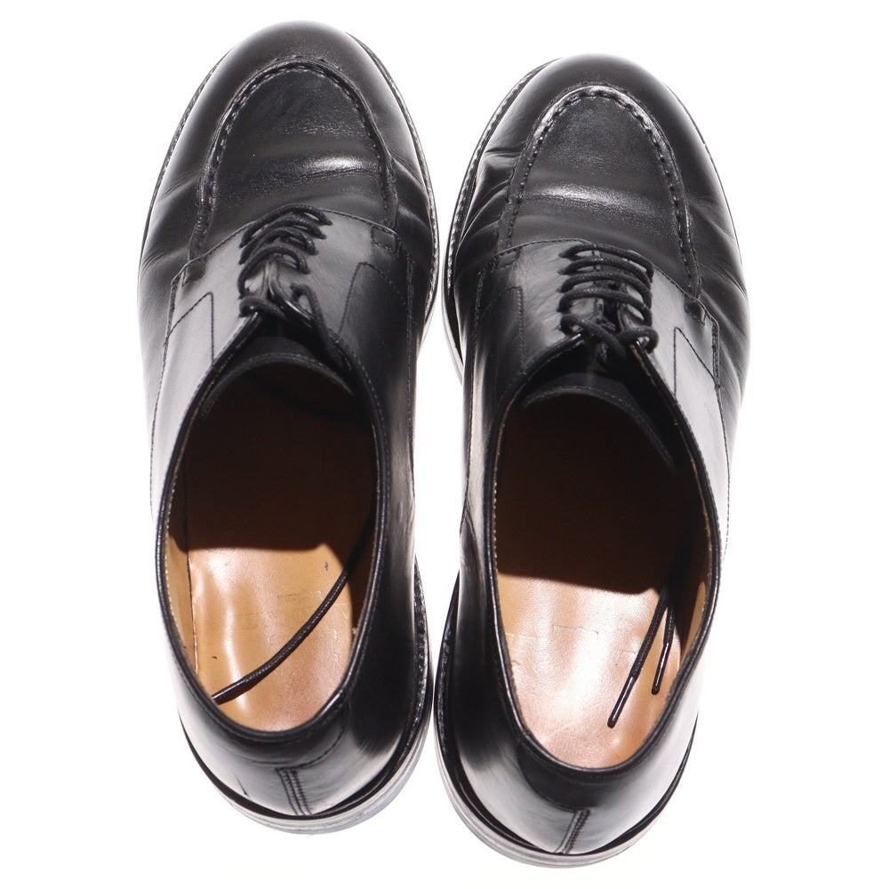 NO BRAND(ノーブランド) HARROGATE EDGEWARE ハロゲイト Uチップ レザー ドレスシューズ 革靴 ブラック BB03