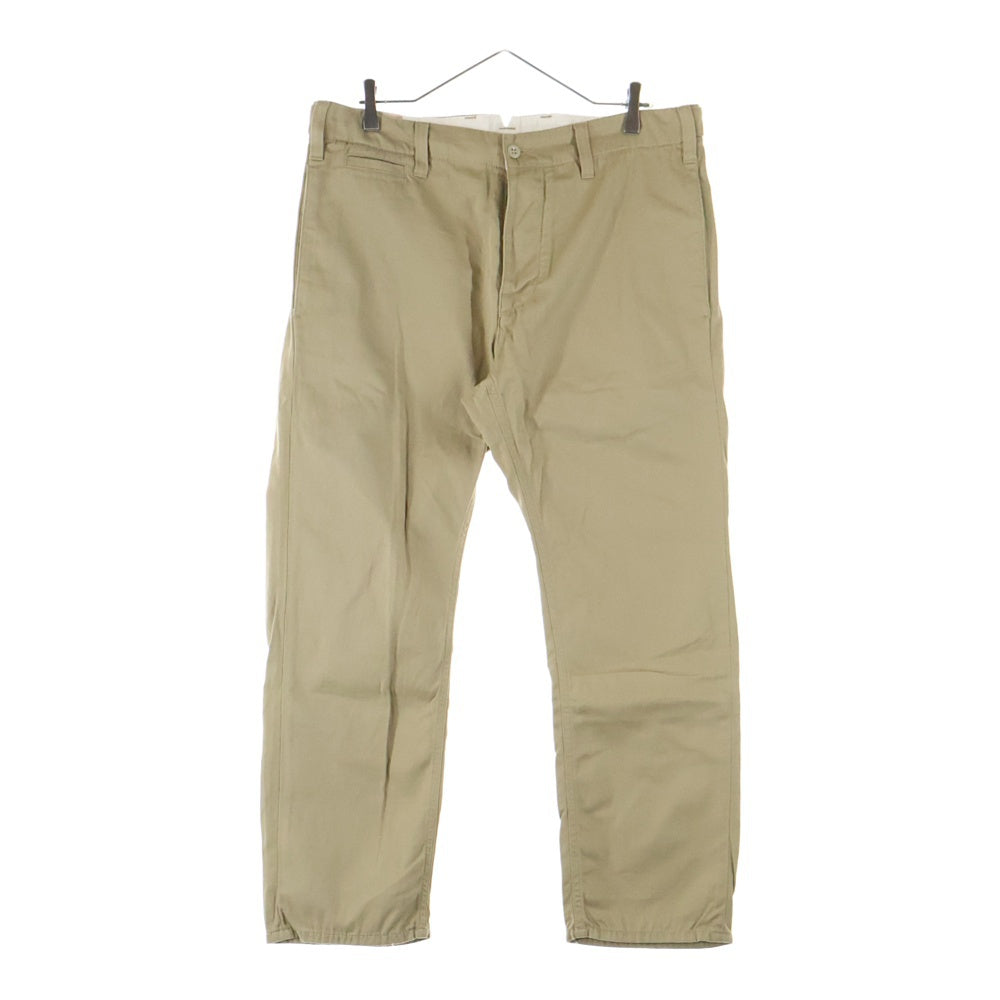 nudie jeans(ヌーディージーンズ) ボタンフライ チノ ロングパンツ ベージュ 1006513
