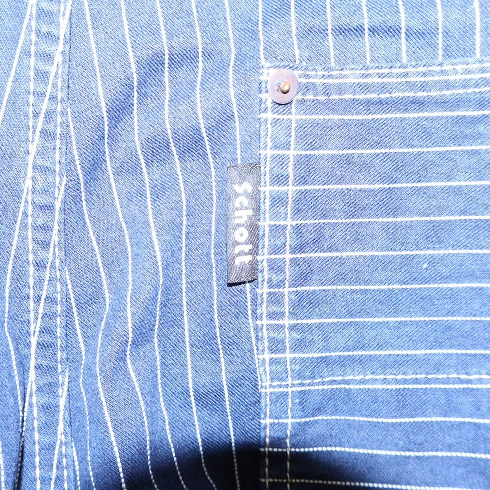 SCHOTT(ショット) OLD HICKORY OVERAL オールド ヒッコリー ストライプ オーバーオール ネイビー 3196013