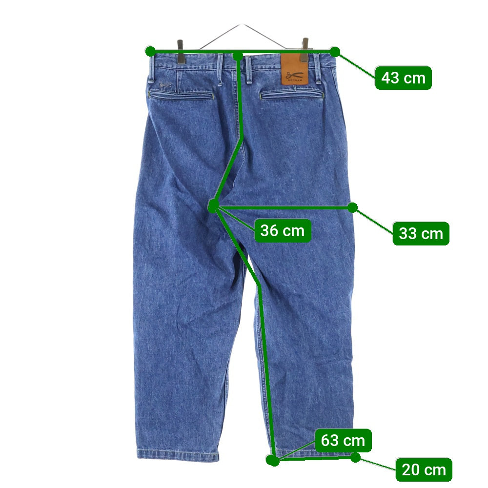 DENHAM(デンハム) TWO TUCK CHEF PANTS 2タックシェフ デニム パンツ インディゴ 01-21008-10-071