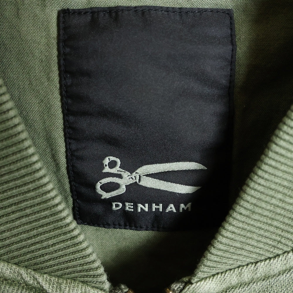 DENHAM(デンハム) APEX BOMBER TSC ジップアップ フライト ボンバージャケット カーキ 01-17-01-20-004