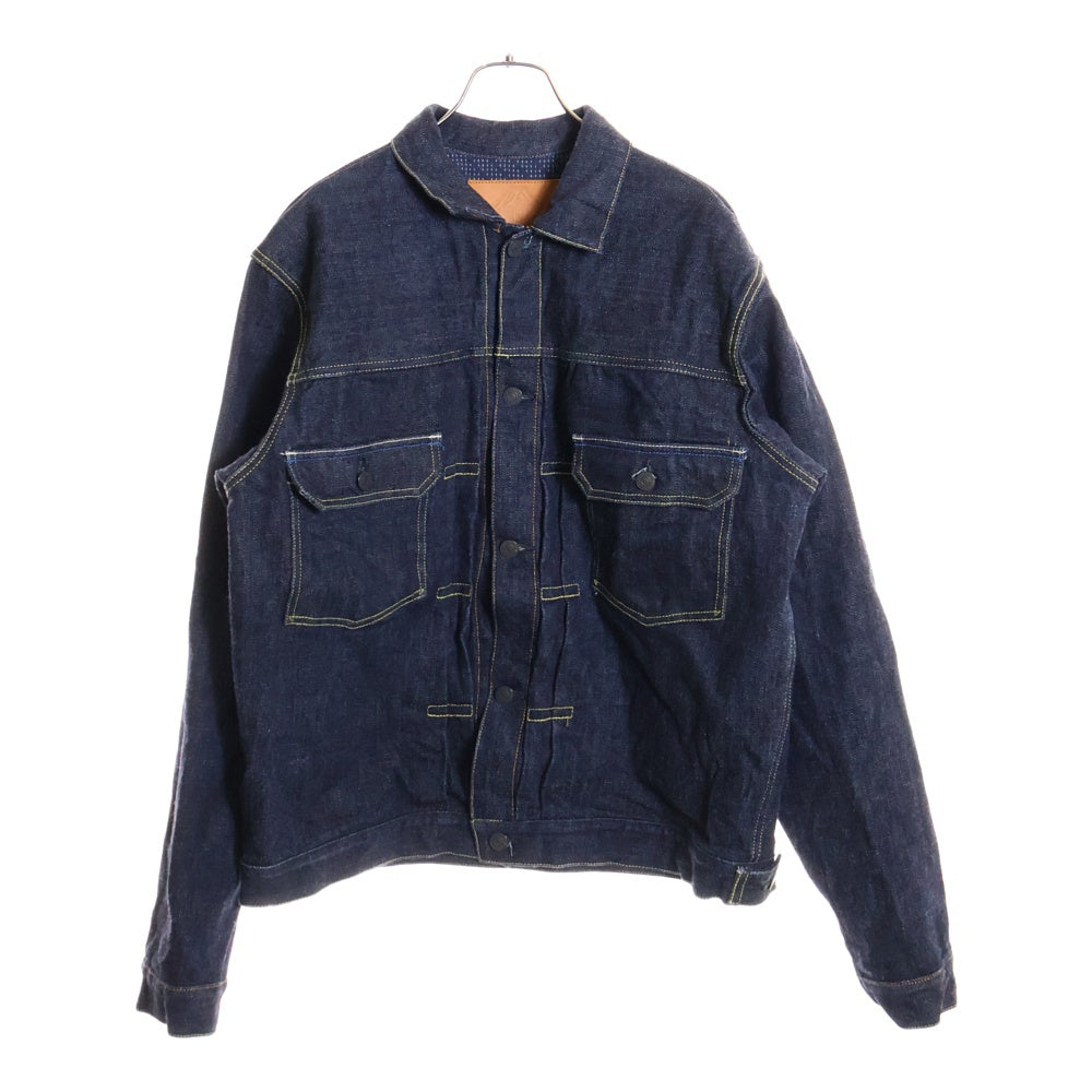 STUDIO D'ARTISAN(ステュディオダルチザン) 富士山 デニム トラッカー ジャケット インディゴ D4531