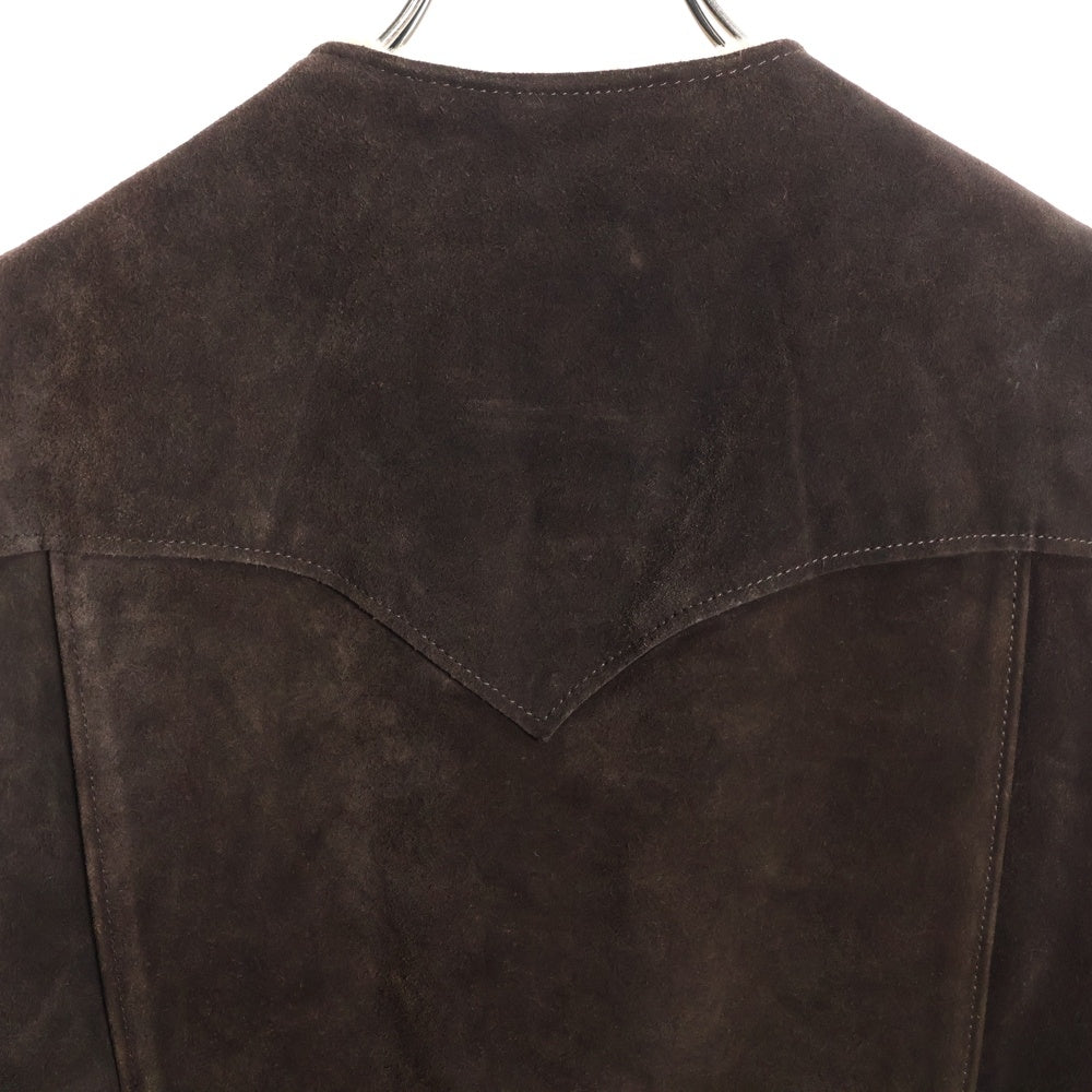 SCHOTT(ショット) RANCHER ランチャー スエード ボア ベスト ブラウン 7137