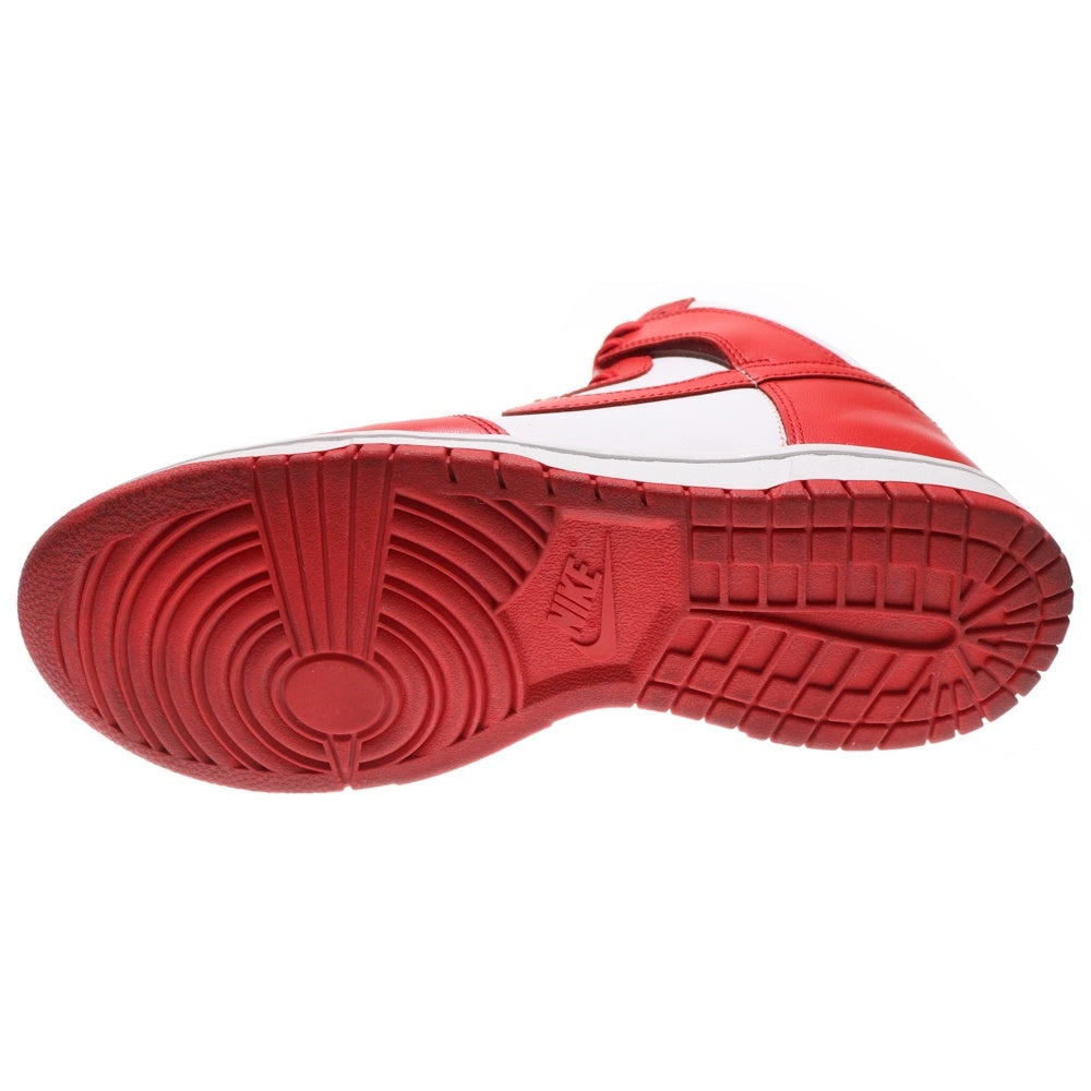 NIKE(ナイキ) DUNK HIGH CHAMPIONSHIP WHITE AND RED ダンク チャンピオンシップ ハイカットスニーカー ホワイト/レッド US9/27cm DD1399-106