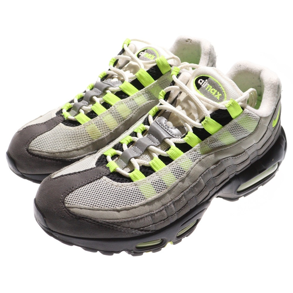 NIKE(ナイキ) 【観賞用2015年製】AIR MAX 95 OG Yellow Gradation エアマックス95 イエローグラデ ローカットスニーカー グレー/イエロー US8.5/26.5cm 554970-071