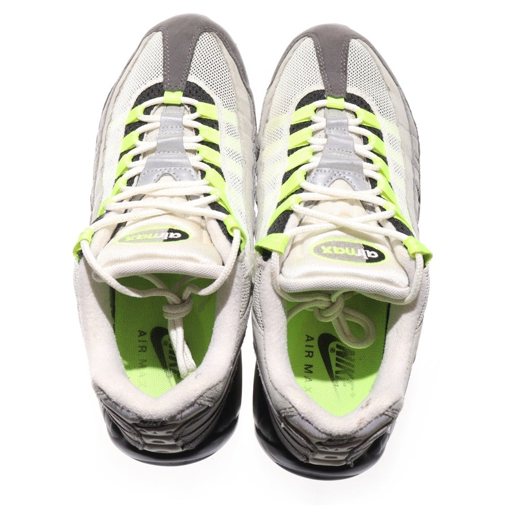 NIKE(ナイキ) 【観賞用2015年製】AIR MAX 95 OG Yellow Gradation エアマックス95 イエローグラデ ローカットスニーカー グレー/イエロー US8.5/26.5cm 554970-071