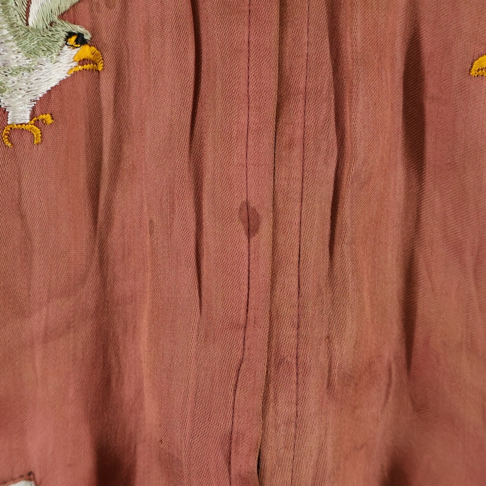 VINTAGE(ヴィンテージ) 50S ヴィンテージ 虎 鷹 リバーシブル スカジャン スーベニアジャケット ブルー/レッド