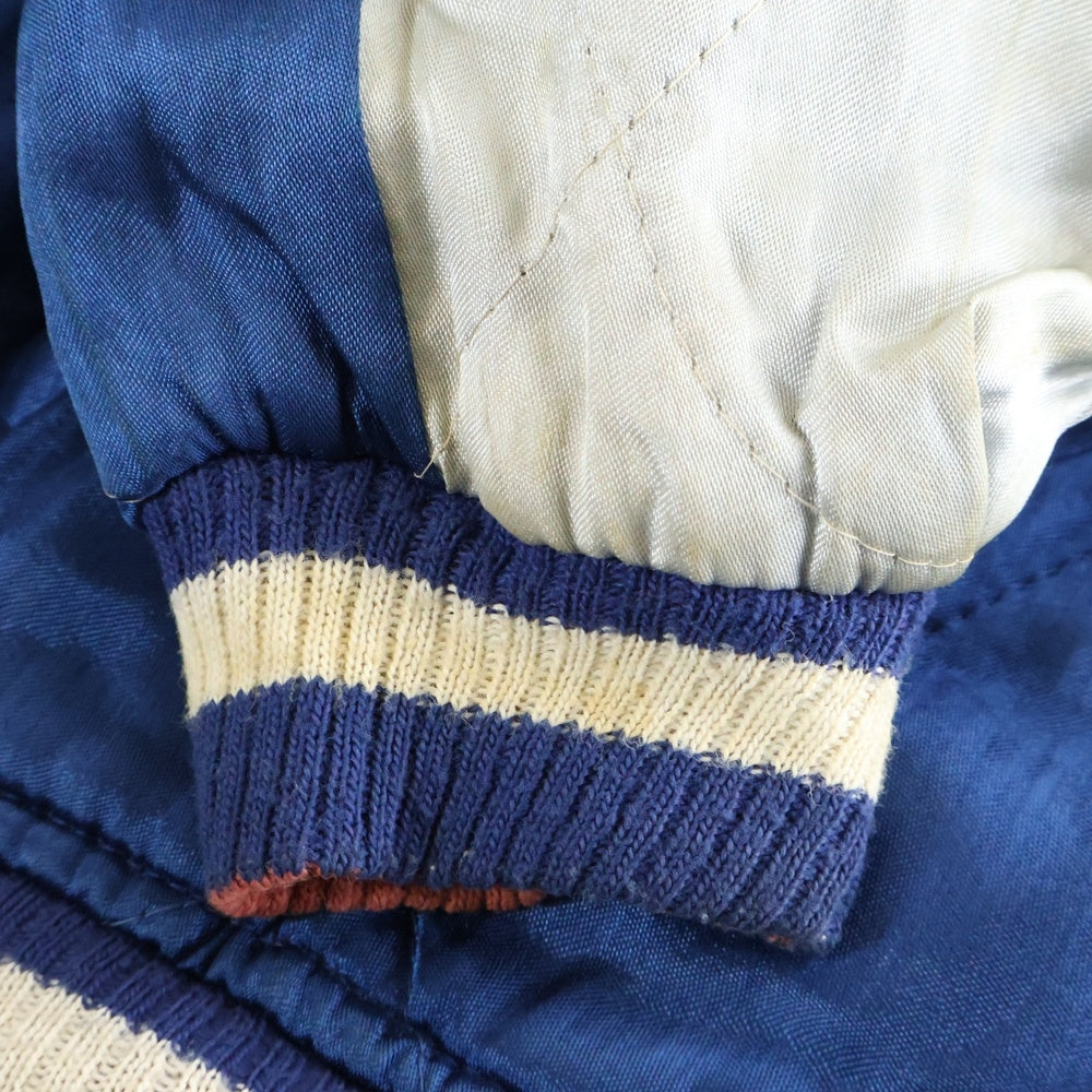 VINTAGE(ヴィンテージ) 50S ヴィンテージ 虎 鷹 リバーシブル スカジャン スーベニアジャケット ブルー/レッド