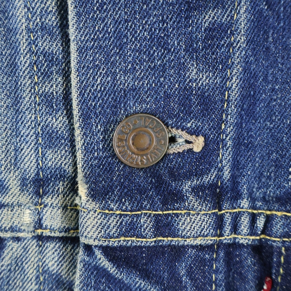 Levi's(リーバイス) 60S VINTAGE 557XX Denim Jacket ヴィンテージ ボタン裏D 両面BIGE 均等V デニムジャケット インディゴ
