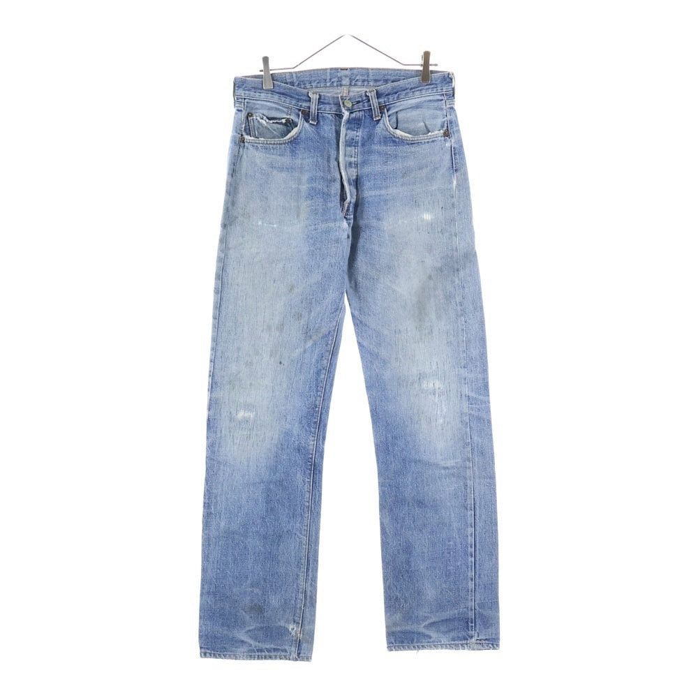 Levi's(リーバイス) 70S VINTAGE 501 66前期 ボタン裏6 両面スモールe 平行ステッチ ボタンフライ デニムパンツ インディゴ