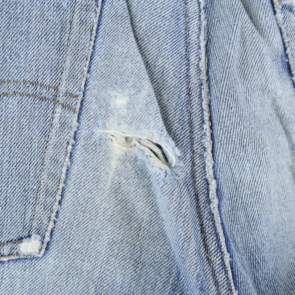 Levi's(リーバイス) 70S VINTAGE 501 66前期 ボタン裏6 両面スモールe 平行ステッチ ボタンフライ デニムパンツ インディゴ