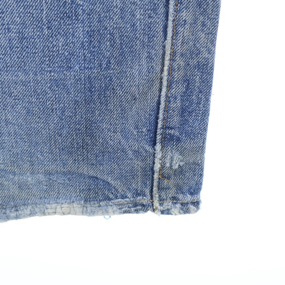 Levi's(リーバイス) 70S VINTAGE 501 66前期 ボタン裏6 両面スモールe 平行ステッチ ボタンフライ デニムパンツ インディゴ
