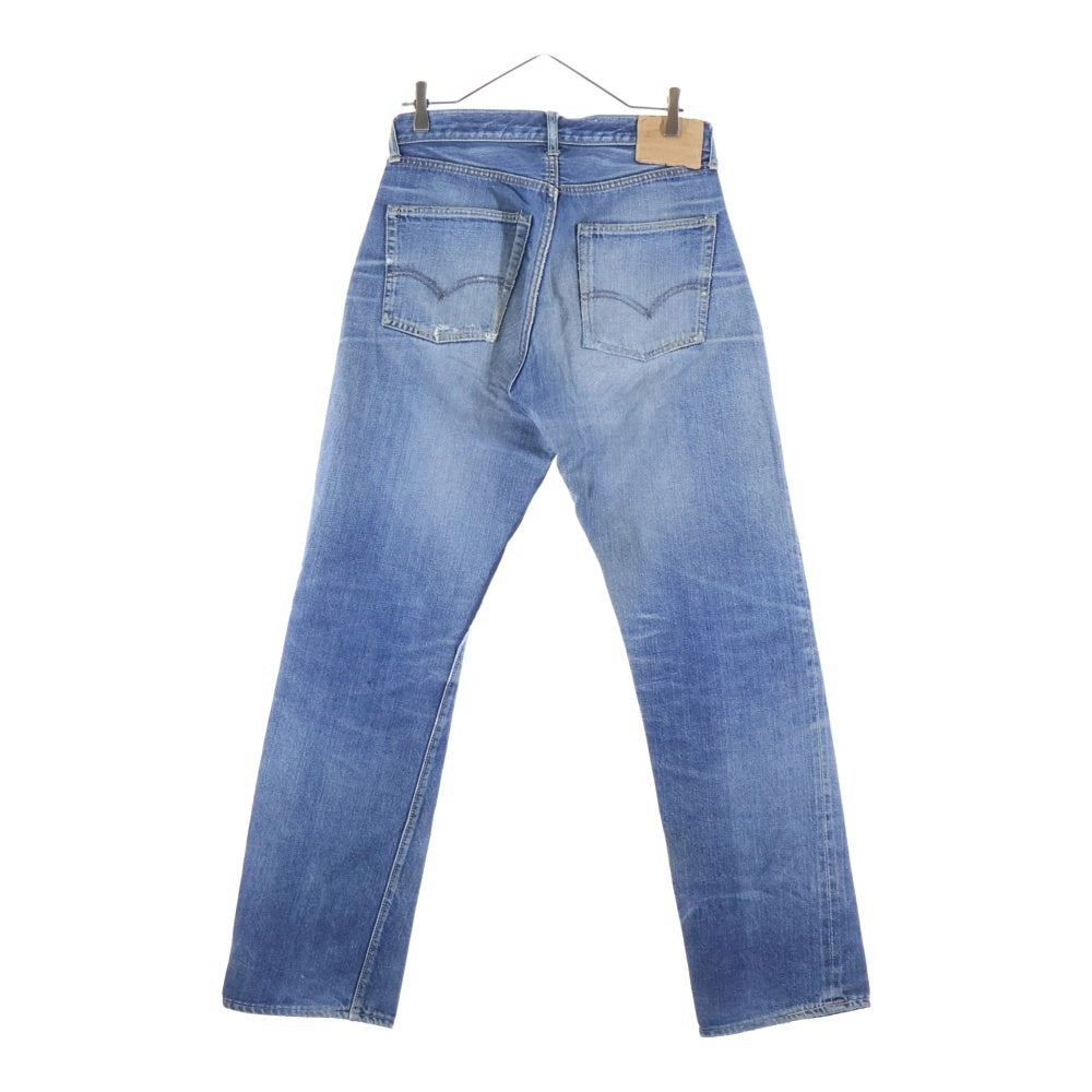 Levi's(リーバイス) 60-70S VINTAGE 501 BIG E後期 ボタン裏4 足長R 並行ステッチ 紙パッチ ボタンフライデニムパンツ インディゴ