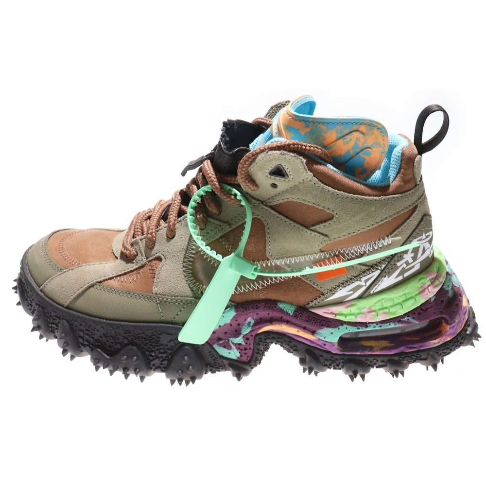 NIKE(ナイキ) ×OFF-WHITE AIR TERRA FORMA MATTE OLIVE オフホワイト エアテラフォーマ ハイカットスニーカー マルチ US8.5/26.5cm DQ1615-200