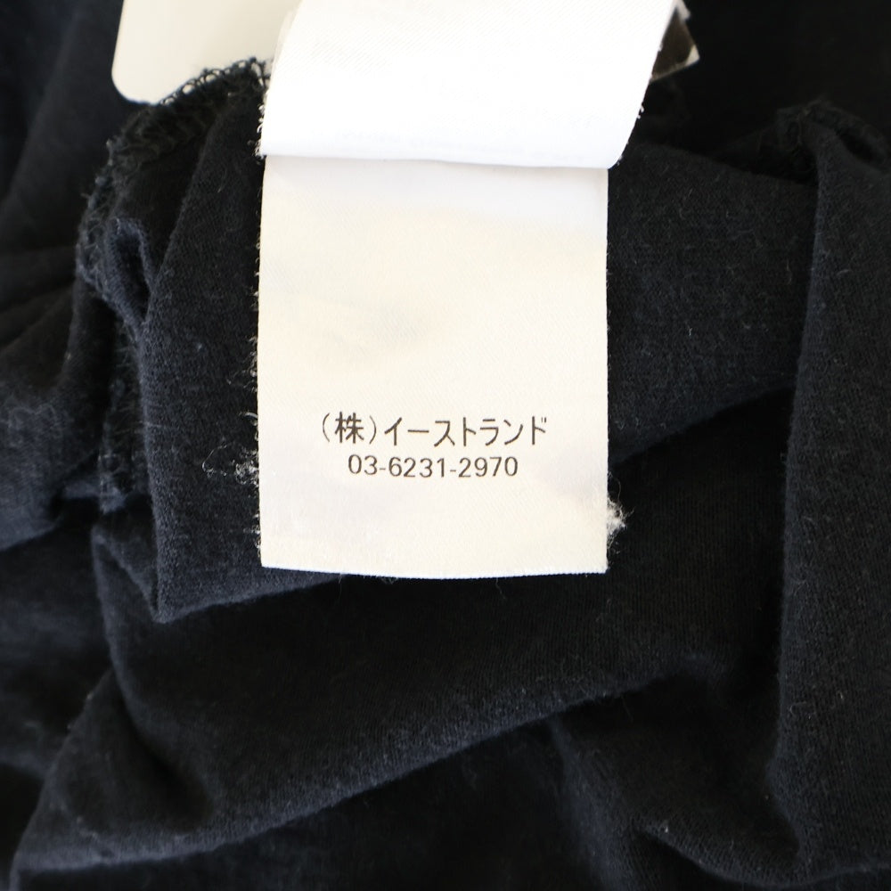 OFF-WHITE(オフホワイト) 16AW ロゴ プリント クルーネック 長袖Tシャツ カットソー ブラック