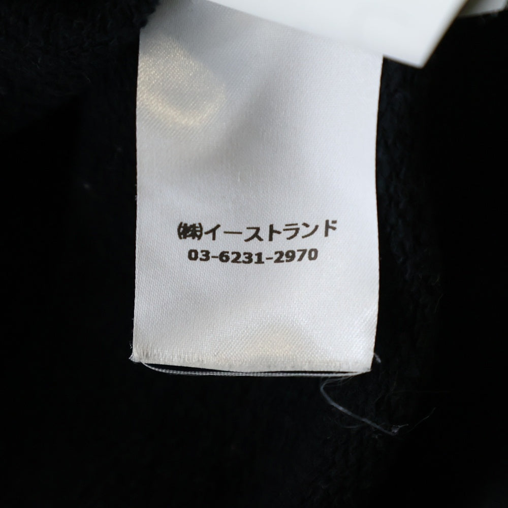 OFF-WHITE(オフホワイト) 19AW ACRYLIC ARROWS HOODIE アロープリント ドローコード スウェット プルオーバーパーカー ブラック OMBB057F19E30010