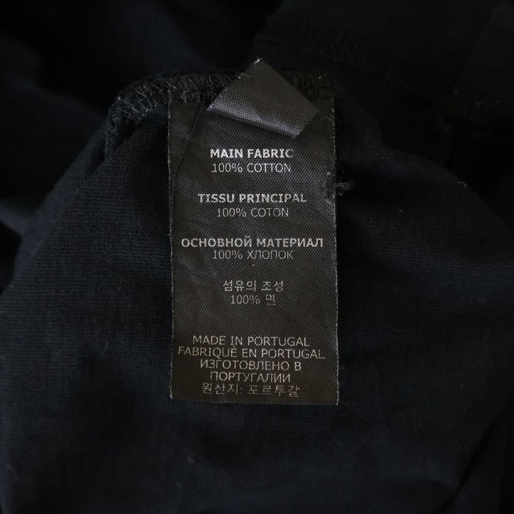 VETEMENTS(ヴェトモン) 22AW DOUBLE ANARCHY LOGO T-SHIRT ダブル アナーキー ロゴプリント クルーネック 半袖Tシャツ カットソー ブラック UE52TR290B