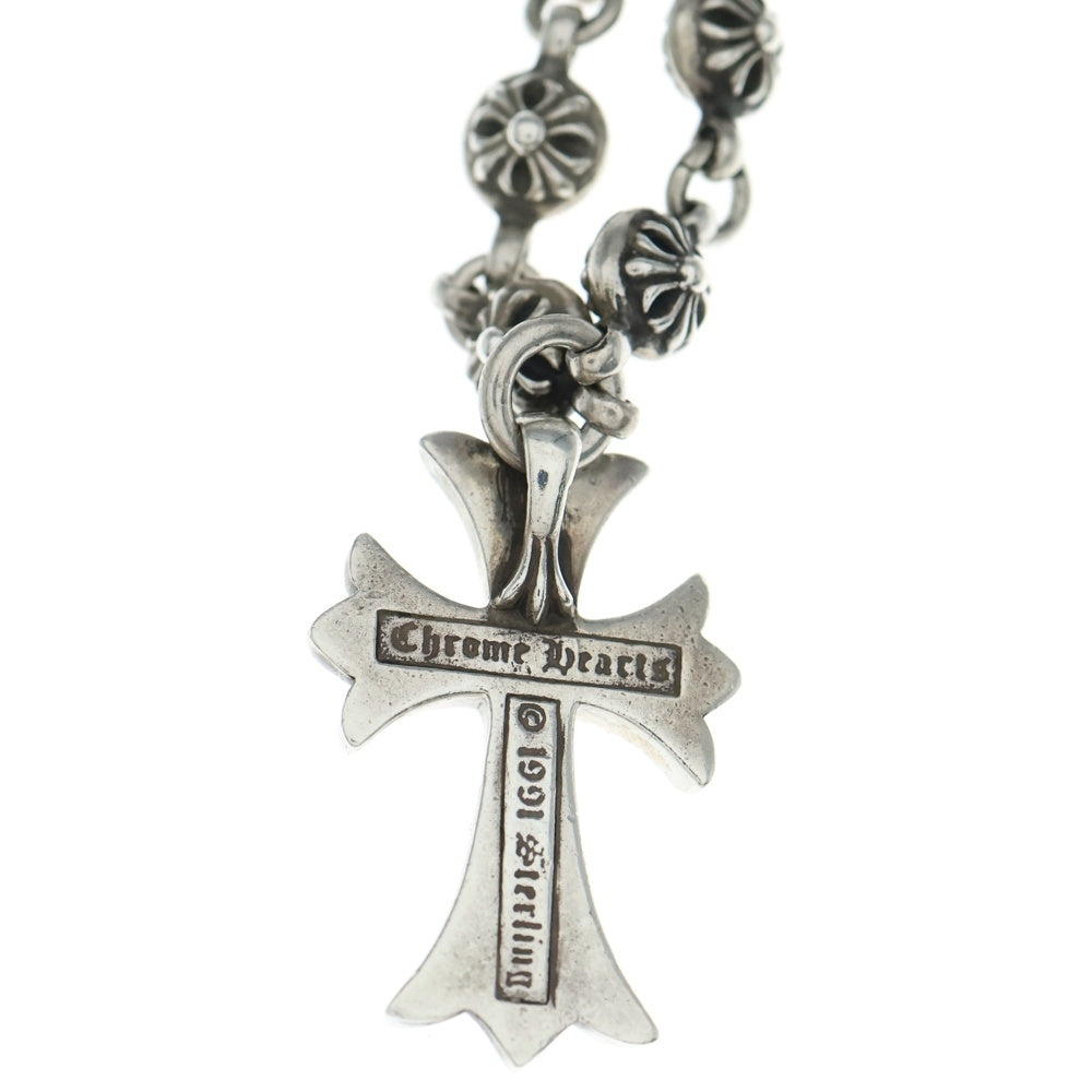 CHROME HEARTS(クロムハーツ) #1 CRSBL CHN SML CH CRS クロスボールチェーン スモールCHクロス ネックレス シルバー BCA193