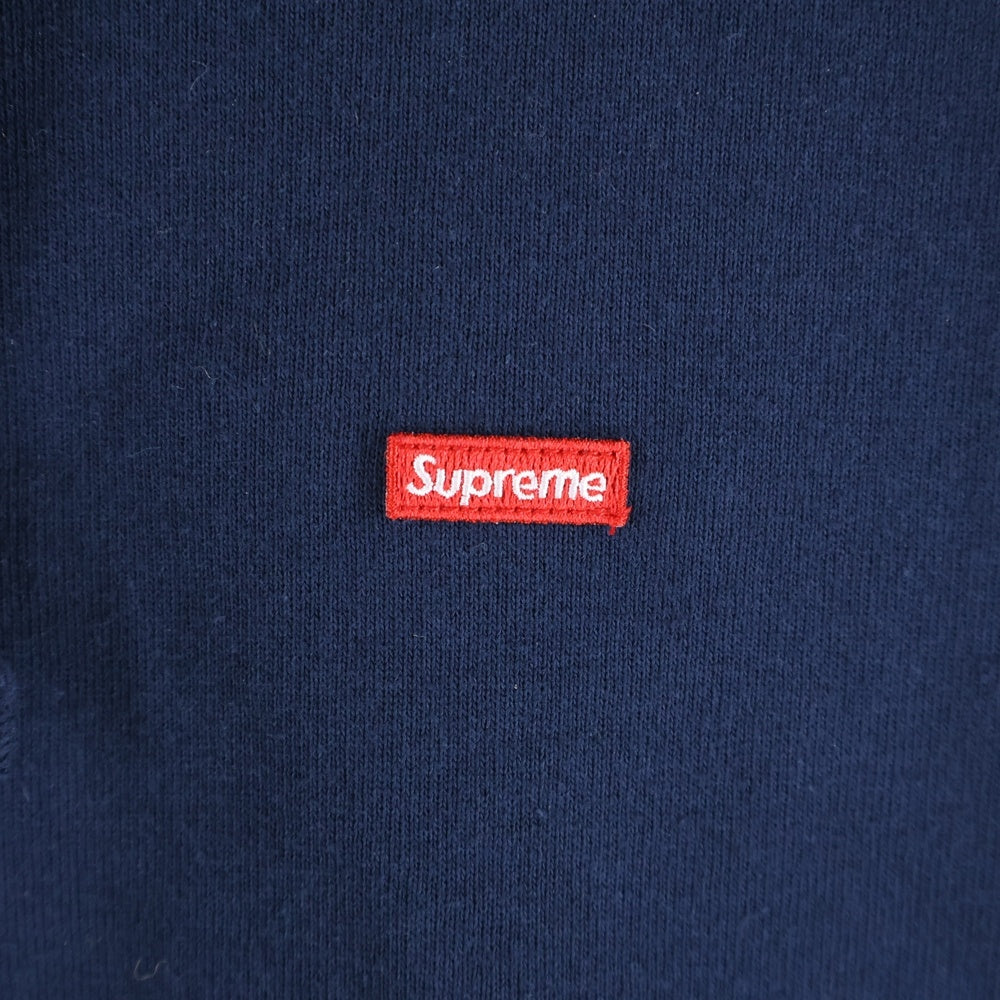 SUPREME(シュプリーム) 24AW Small Box Zip Up Hooded Sweatshirt スモール ボックスロゴ ジップアップ スウェット パーカー ネイビー