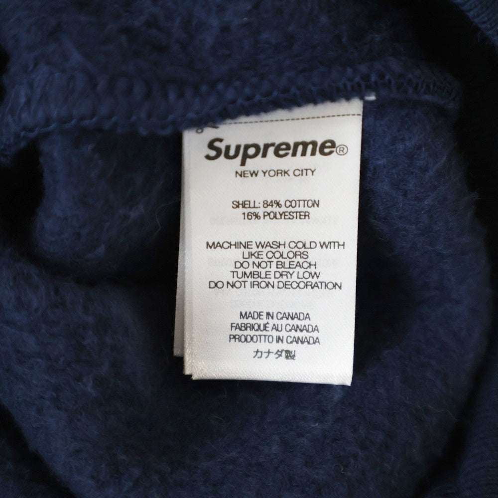 SUPREME(シュプリーム) 24AW Small Box Zip Up Hooded Sweatshirt スモール ボックスロゴ ジップアップ スウェット パーカー ネイビー