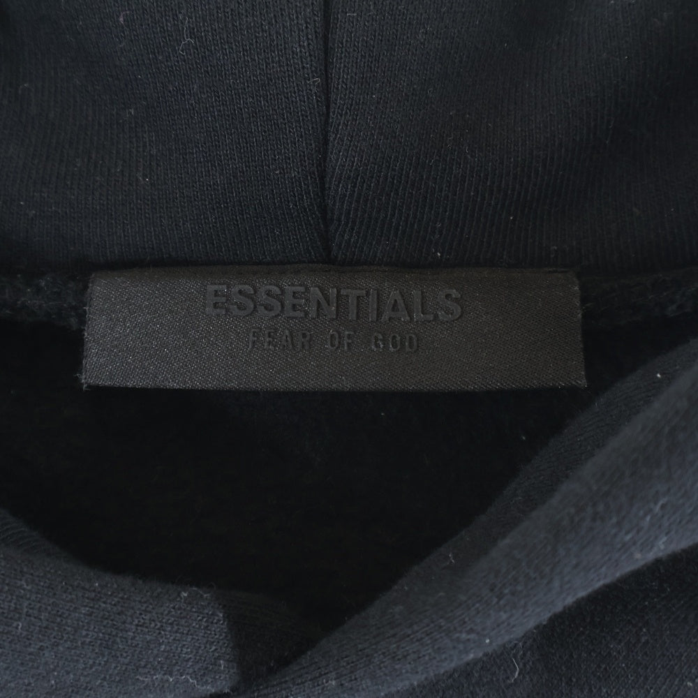 FEAR OF GOD ESSENTIALS(フィアオブゴッド エッセンシャルズ) STATE ロゴプリント スウェット プルオーバーパーカー ブラック