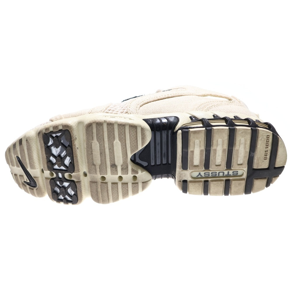 NIKE(ナイキ) ×STUSSY AIR ZOOM SPIRIDON CAGE 2 FOSSIL エアズーム スピリドン ローカットスニーカー アイボリー US8.5/26.5cm CQ5486-200