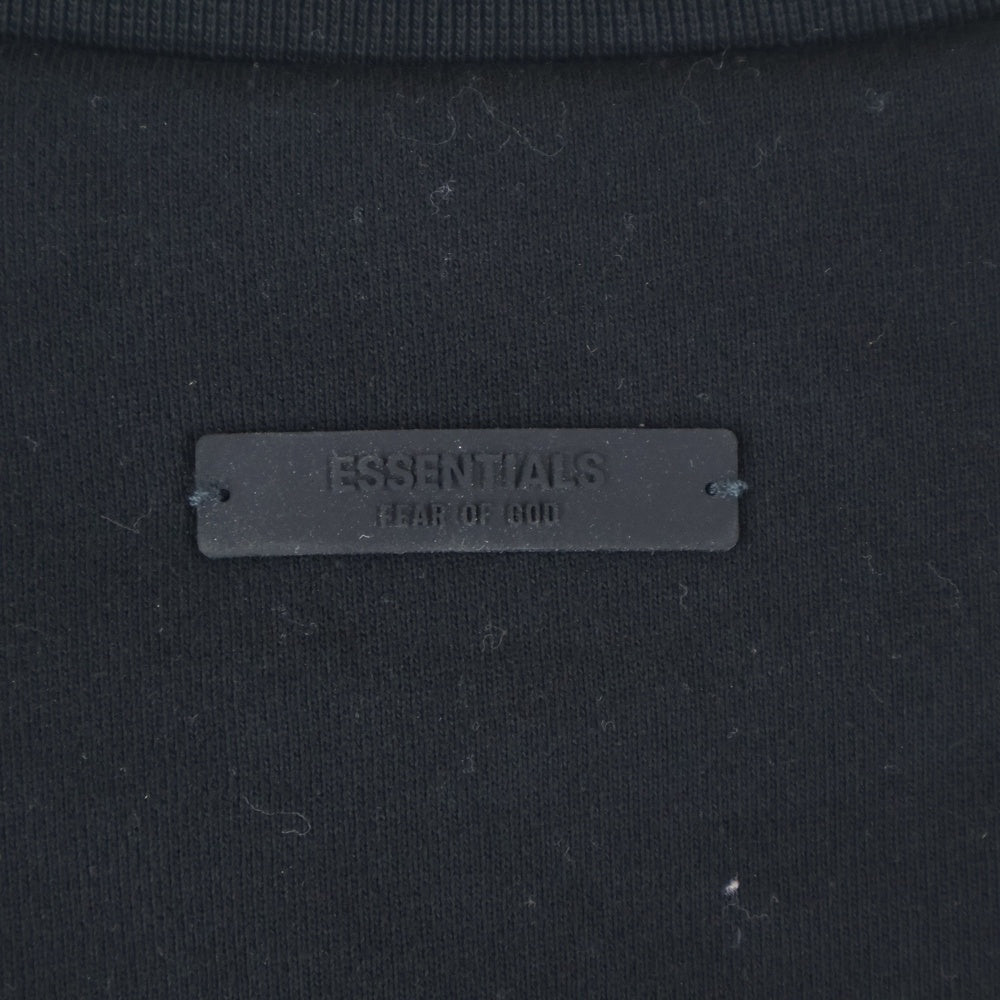 FEAR OF GOD ESSENTIALS(フィアオブゴッド エッセンシャルズ) STATE ロゴプリント クルーネック スウェットトレーナー ブラック