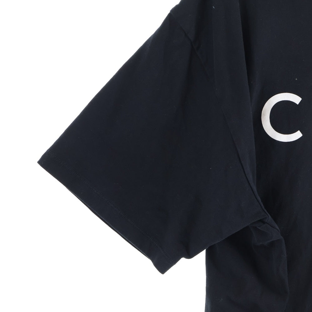 CELINE(セリーヌ) 22AW ルーズフィットロゴプリント半袖Tシャツ カットソー ブラック 2X681671Q
