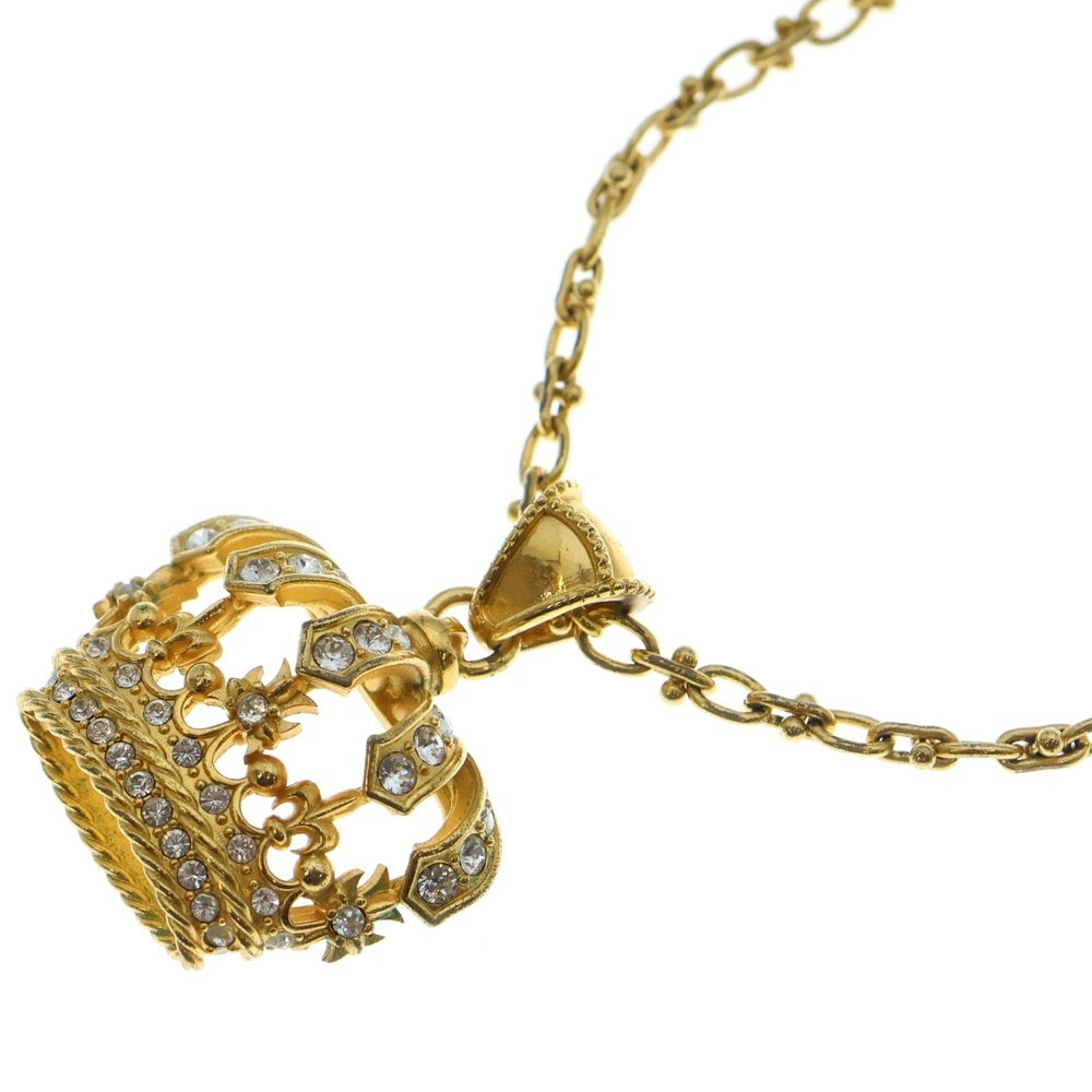 DOLCE & GABBANA(ドルチェアンドガッバーナ) クラウン モチーフ ネックレス ペンダント ゴールド