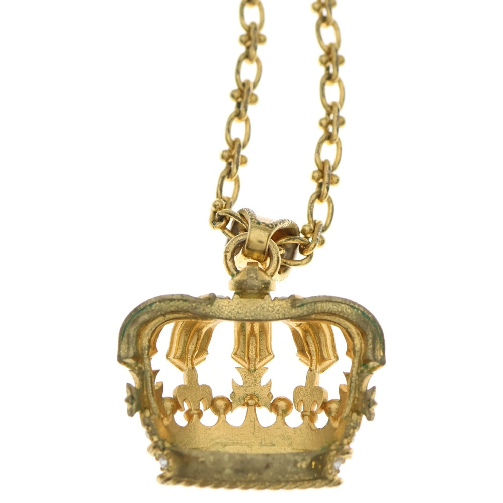 DOLCE & GABBANA(ドルチェアンドガッバーナ) クラウン モチーフ ネックレス ペンダント ゴールド