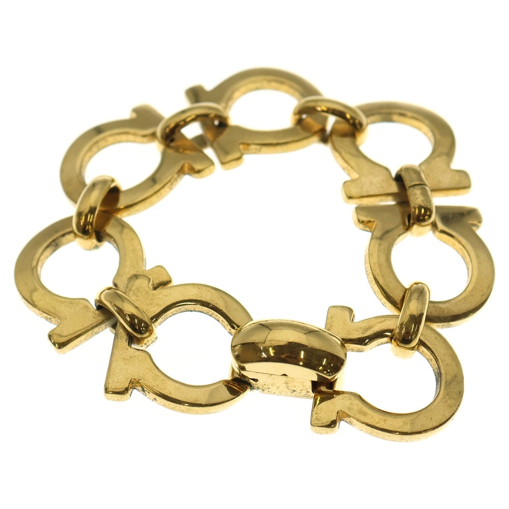 FERRAGAMO(フェラガモ) ガンチーニ ラウンドブレスレット ゴールド