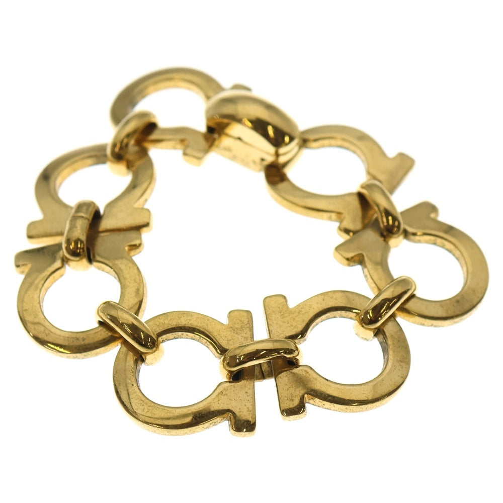 FERRAGAMO(フェラガモ) ガンチーニ ラウンドブレスレット ゴールド