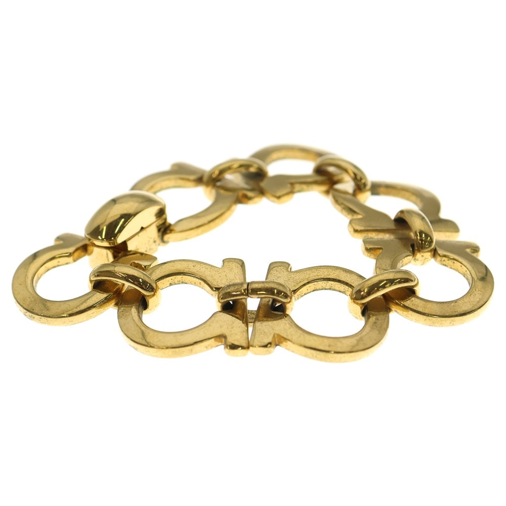 FERRAGAMO(フェラガモ) ガンチーニ ラウンドブレスレット ゴールド