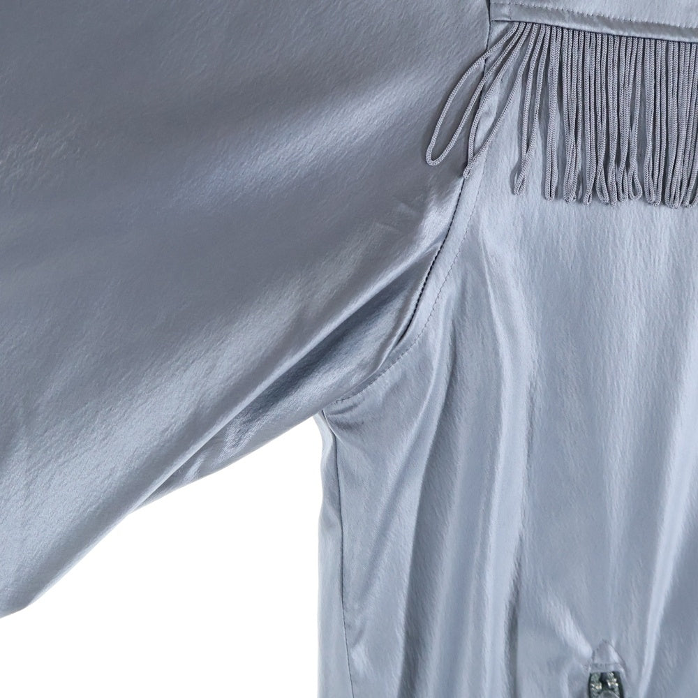 Needles(ニードルス) 23SS FRINGE TRACK JACKET フリンジ加工 ジップアップジャケット ジャージ グレー MR269